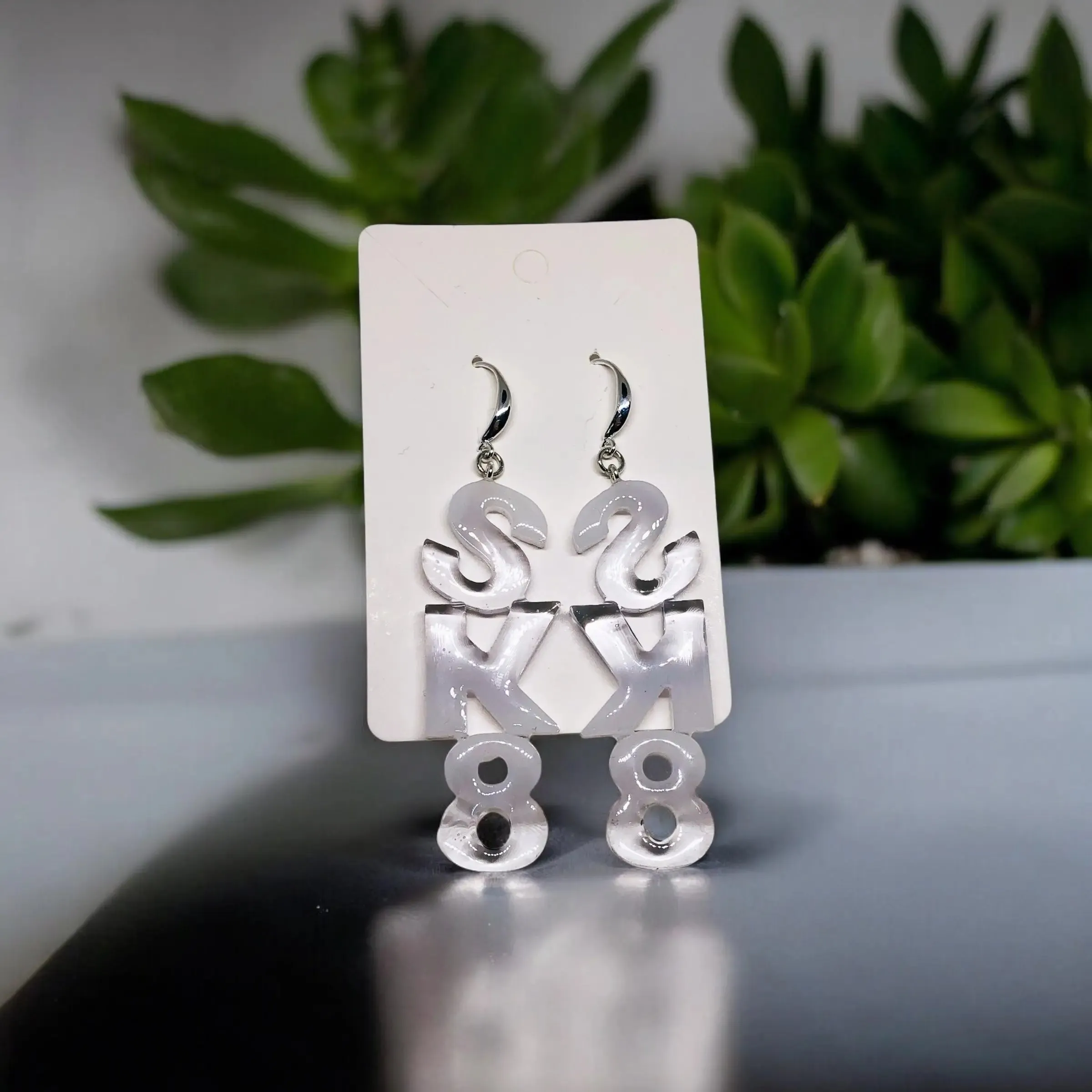 SK8 Vibes Script Earrings