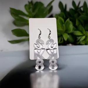 SK8 Vibes Script Earrings