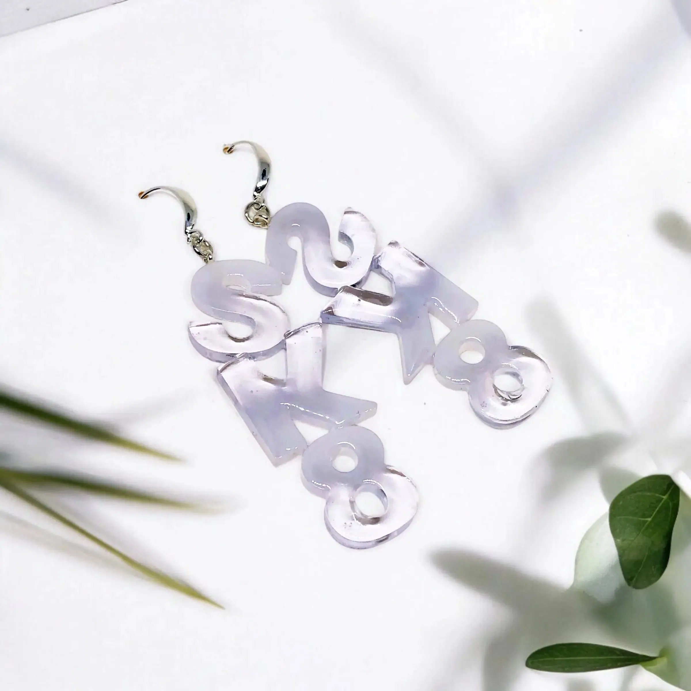 SK8 Vibes Script Earrings