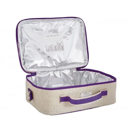 SoYoung Lunch Box Bag - Purple Dandelion