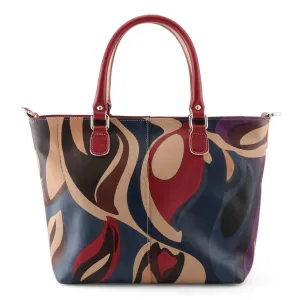 Spring Step Shoes L'Artiste HB Foglie Women's Red Multi Italian Leather Handbag