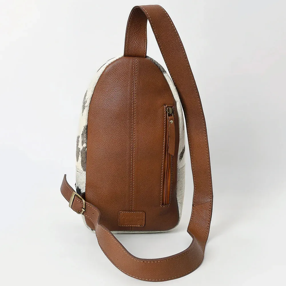 Sunset Trails Hand Tooled Leather Sling Bag