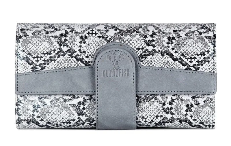 THE CLOWNFISH Coral Womens Wallet Clutch Ladies Purse with Card holders (Beige)