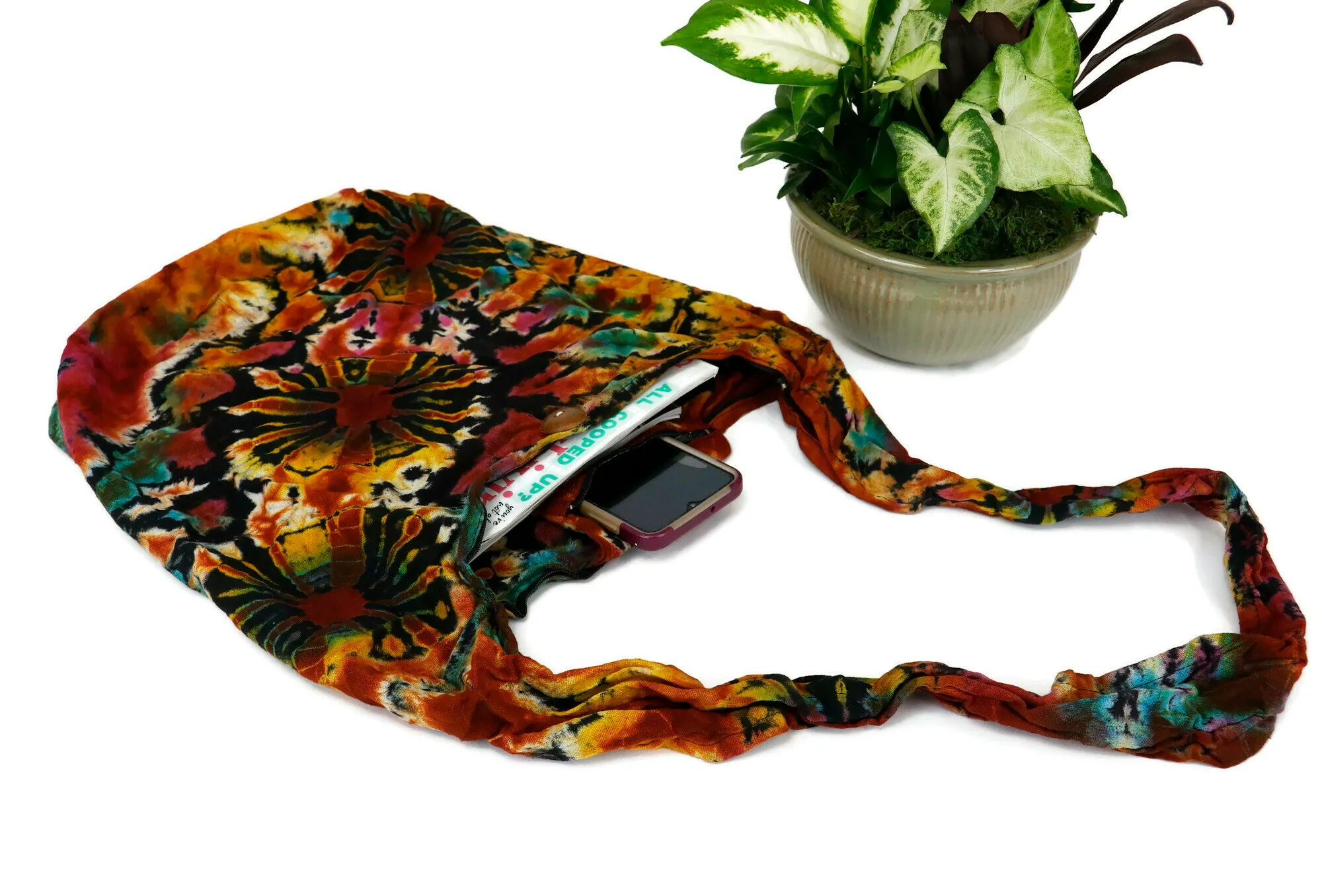 Tie Dye Bags Hobo Tote Crossbody Sling Hobo Shoulder bags Festival