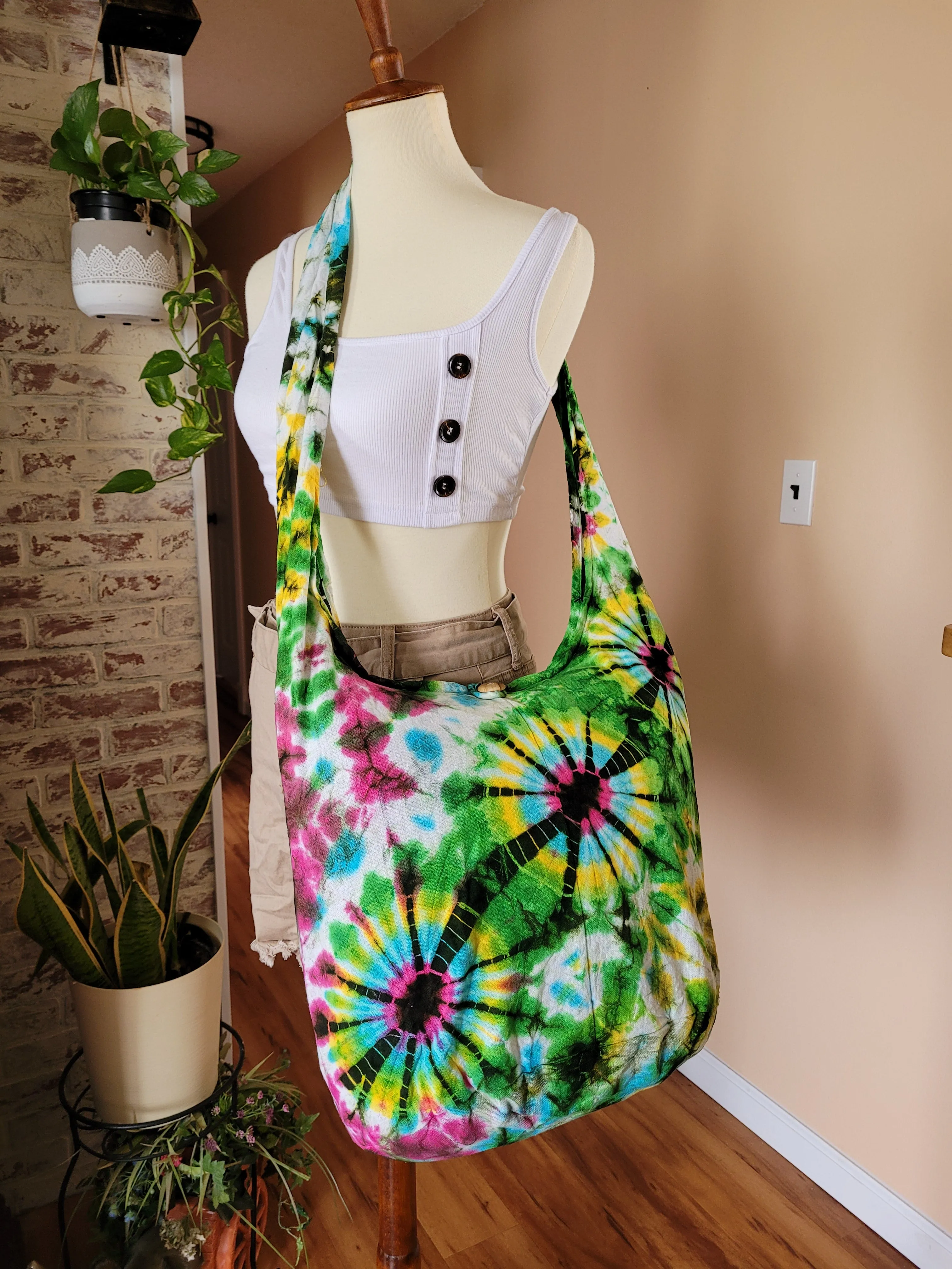 Tie Dye Bags Hobo Tote Crossbody Sling Hobo Shoulder bags Festival