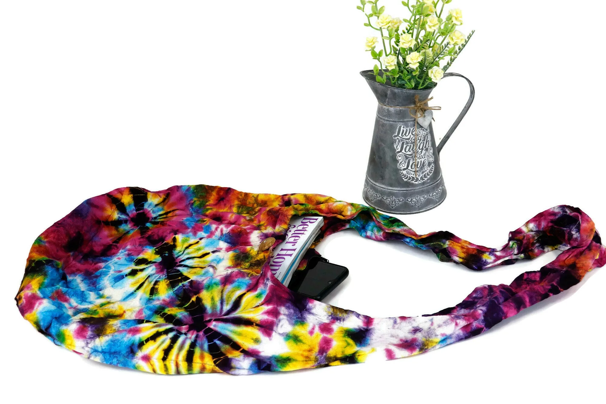 Tie Dye Bags Hobo Tote Crossbody Sling Hobo Shoulder bags Festival