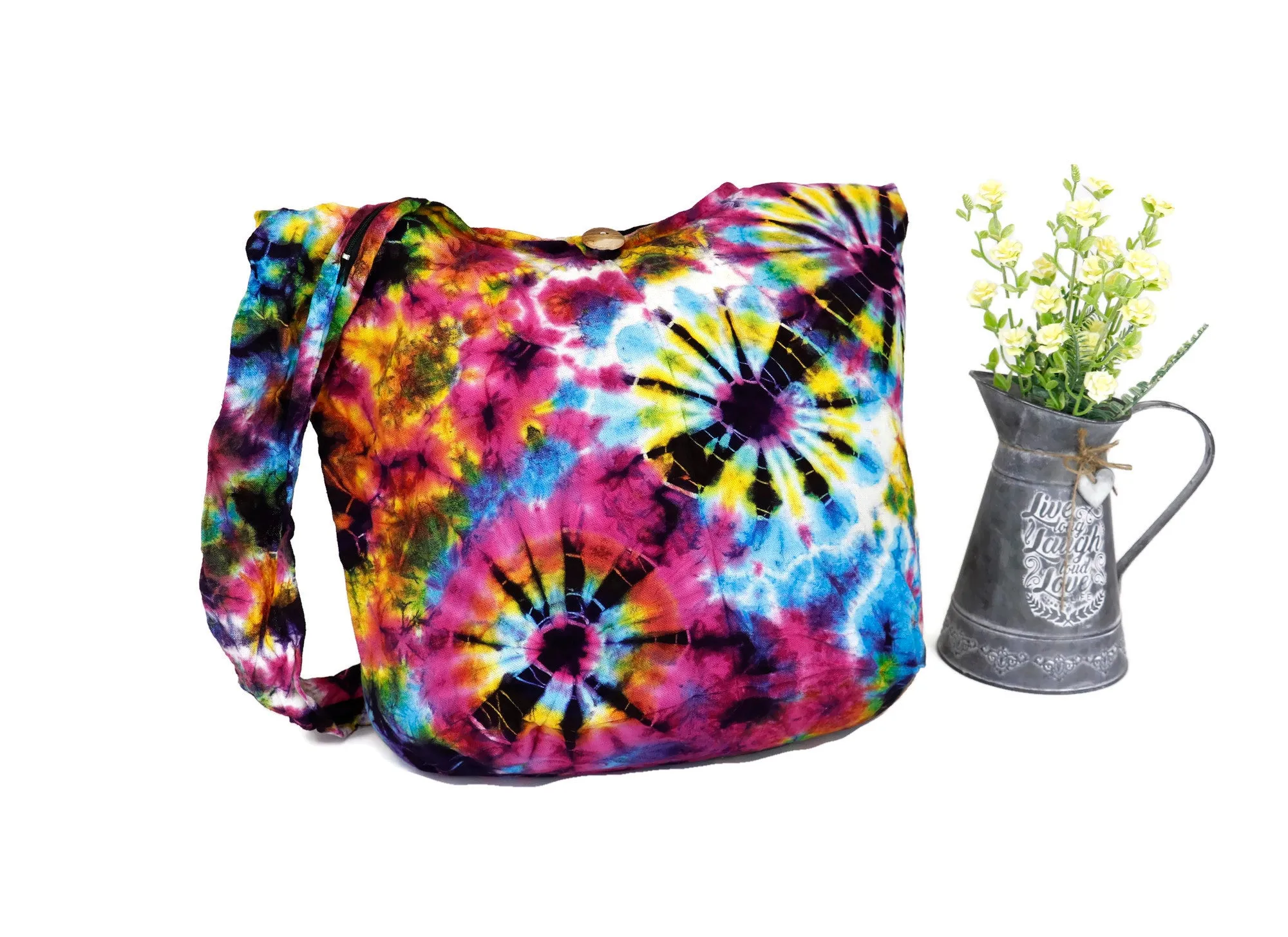 Tie Dye Bags Hobo Tote Crossbody Sling Hobo Shoulder bags Festival