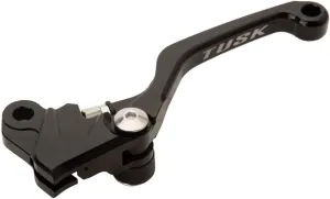 TUSK Folding Clutch Lever Black Compatible with Yamaha YZ250F/YZ450F 2009-2025/YZ250X 2016-2025/YZ250FX 2020-2025