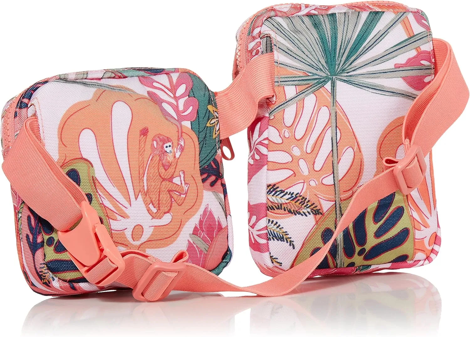 Vera Bradley Women's Recycled Lighten Up Reactive Convertible Belt Sling Crossbody Bag