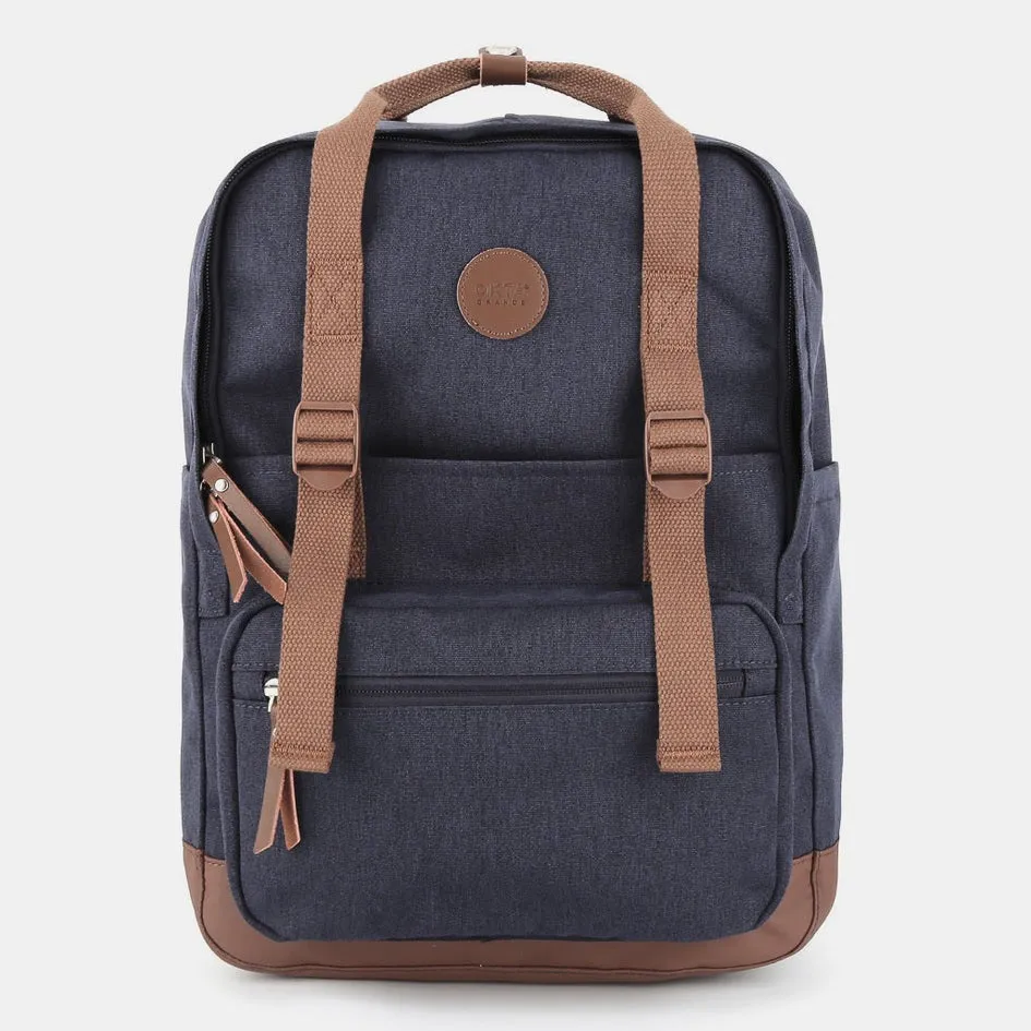 Waterproof Canvas Backpack Bag with Side Pockets