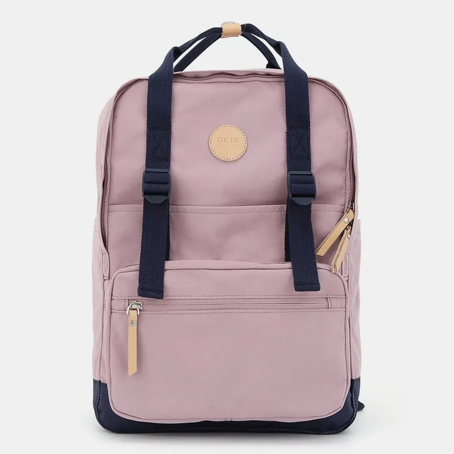 Waterproof Canvas Backpack Bag with Side Pockets