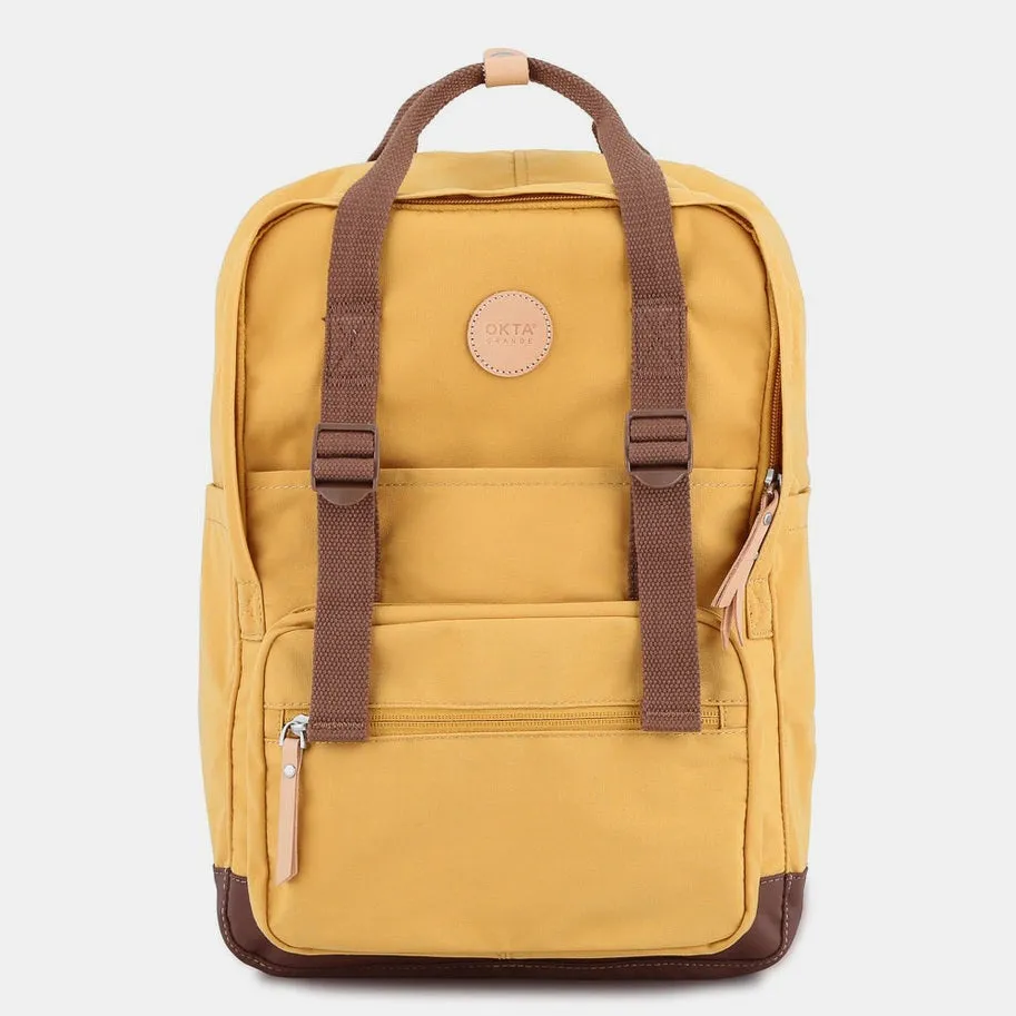 Waterproof Canvas Backpack Bag with Side Pockets