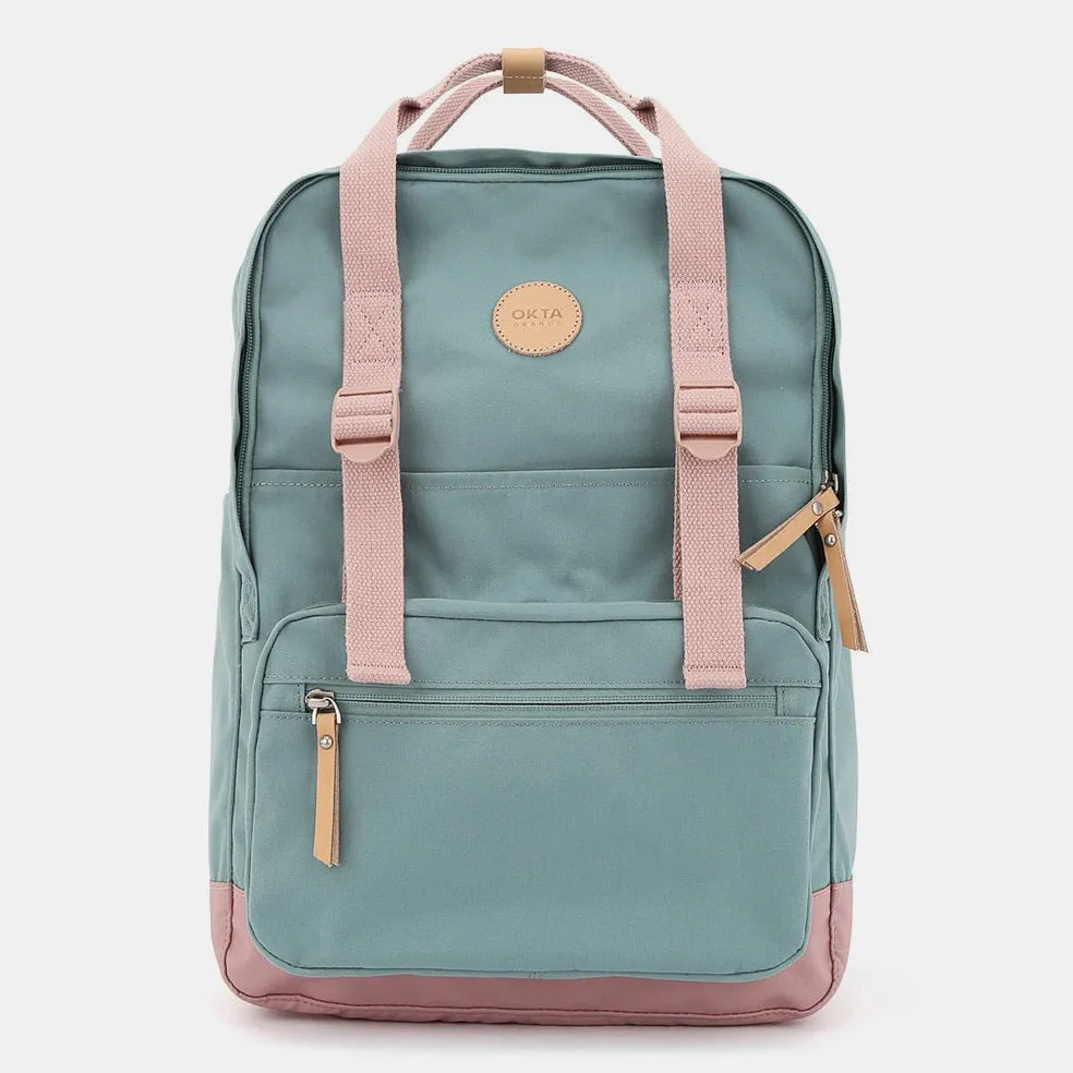 Waterproof Canvas Backpack Bag with Side Pockets