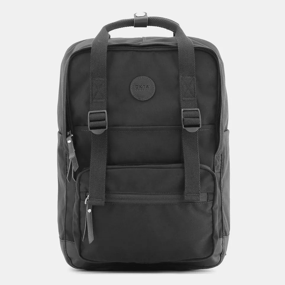 Waterproof Canvas Backpack Bag with Side Pockets