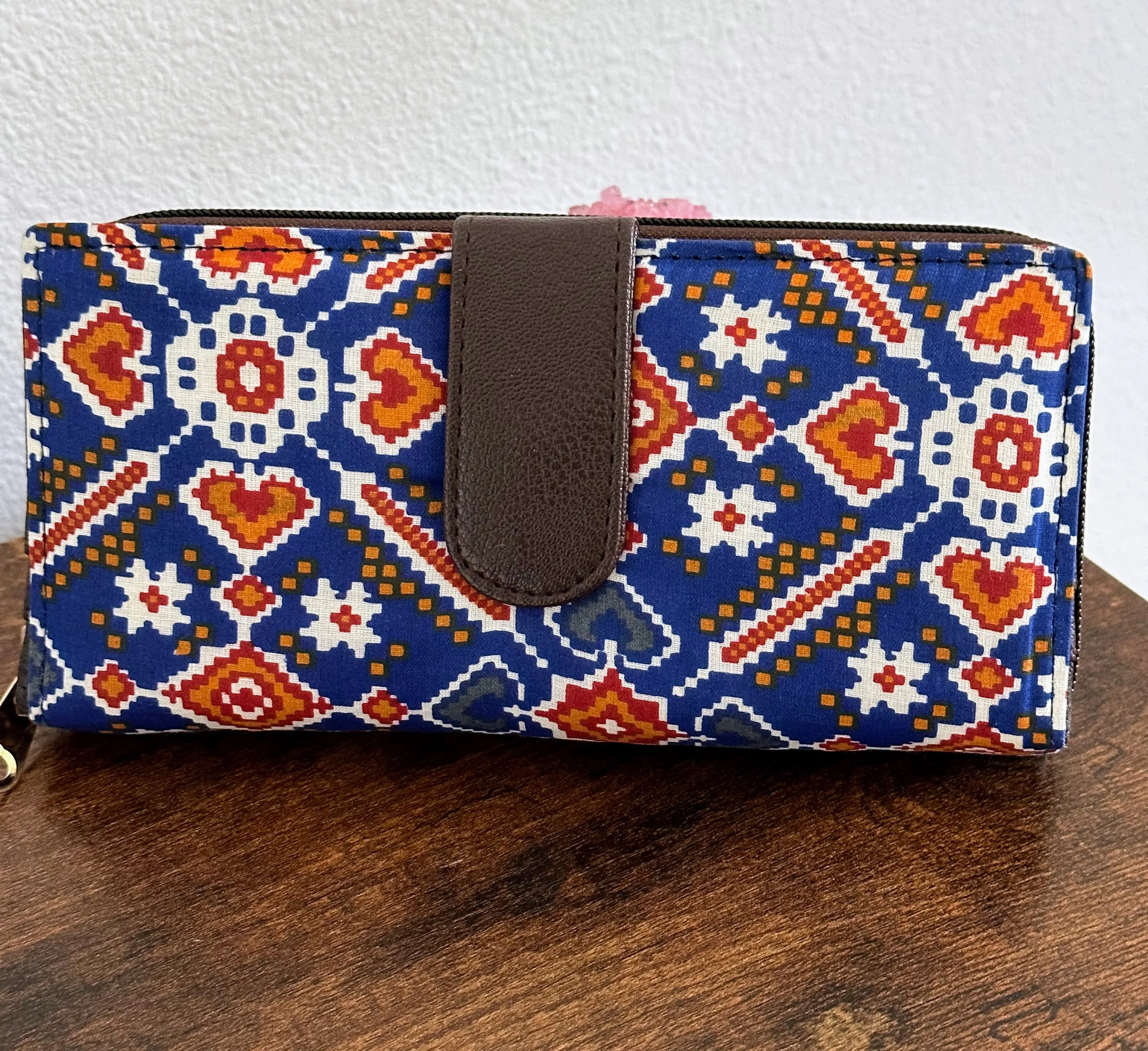 Women Ikat Clutch Wallet