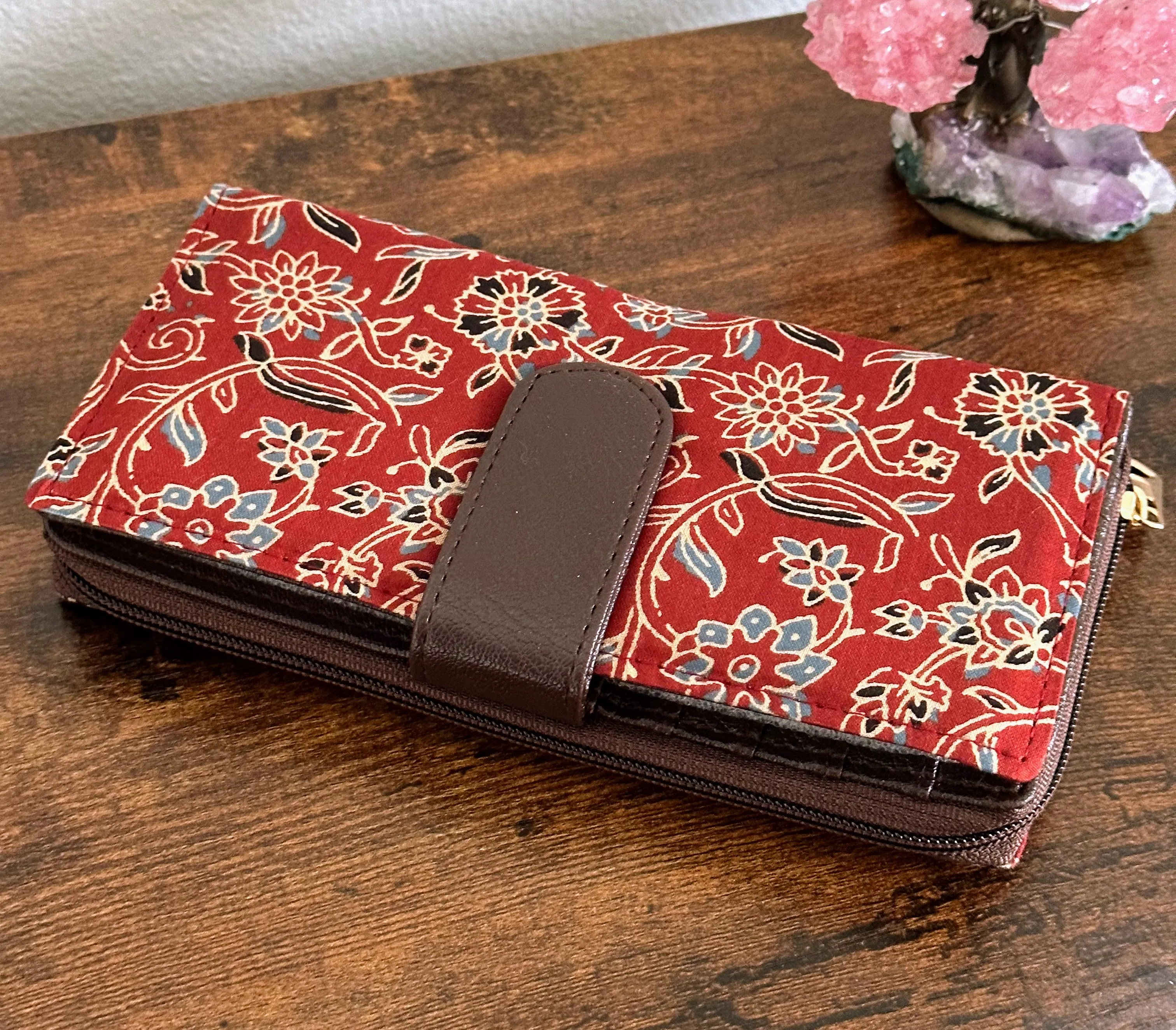 Women Ikat Clutch Wallet