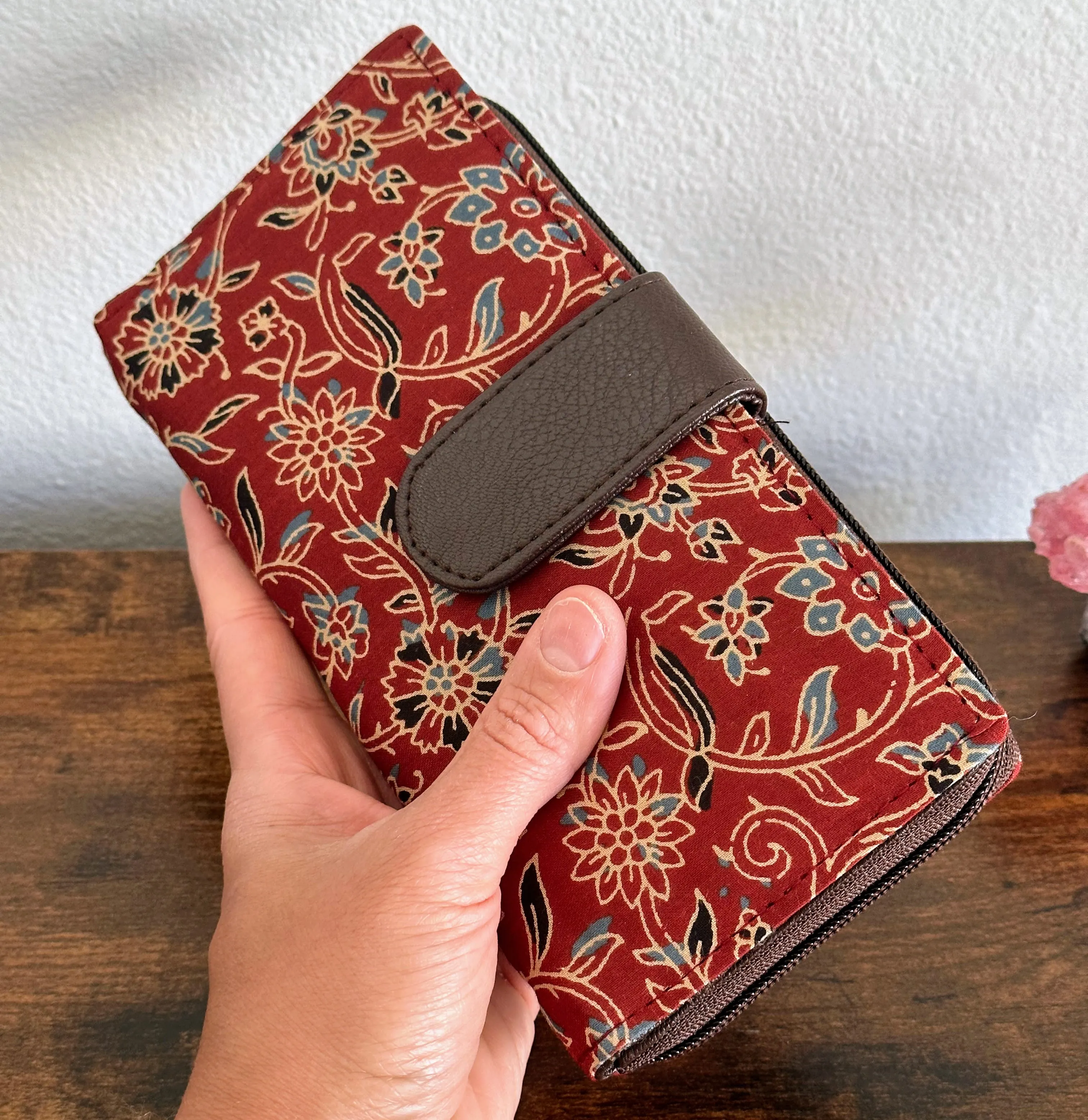 Women Ikat Clutch Wallet