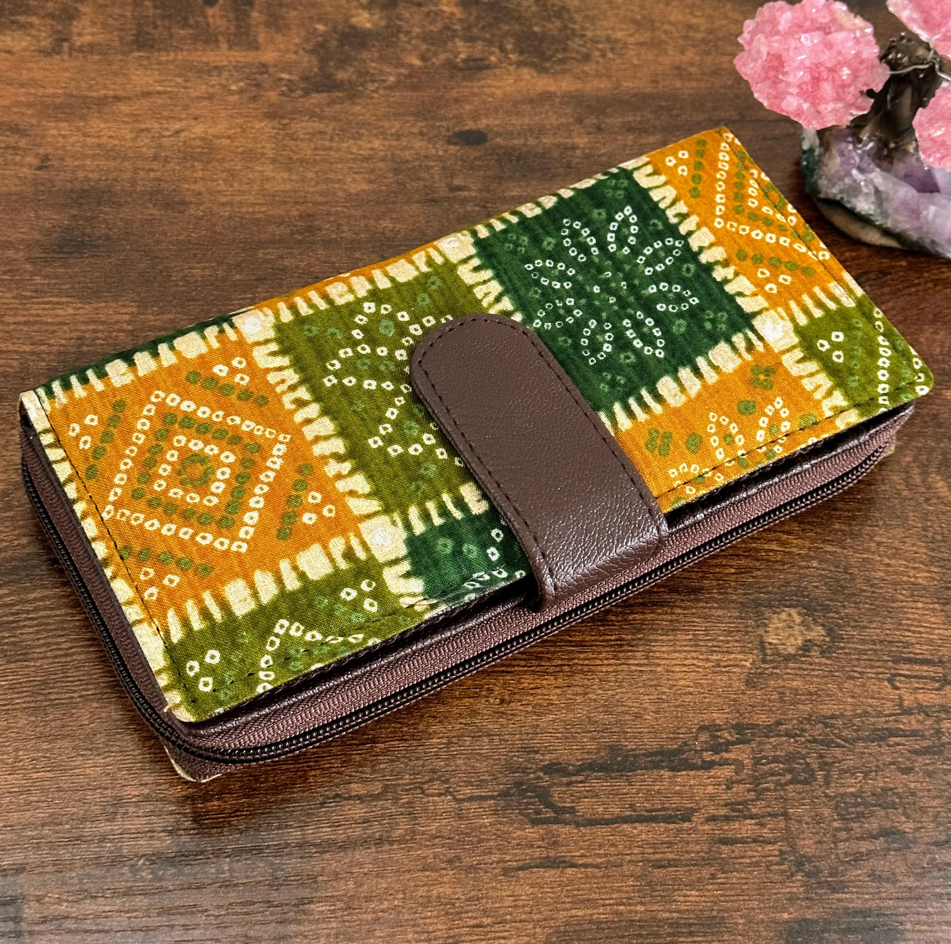 Women Ikat Clutch Wallet