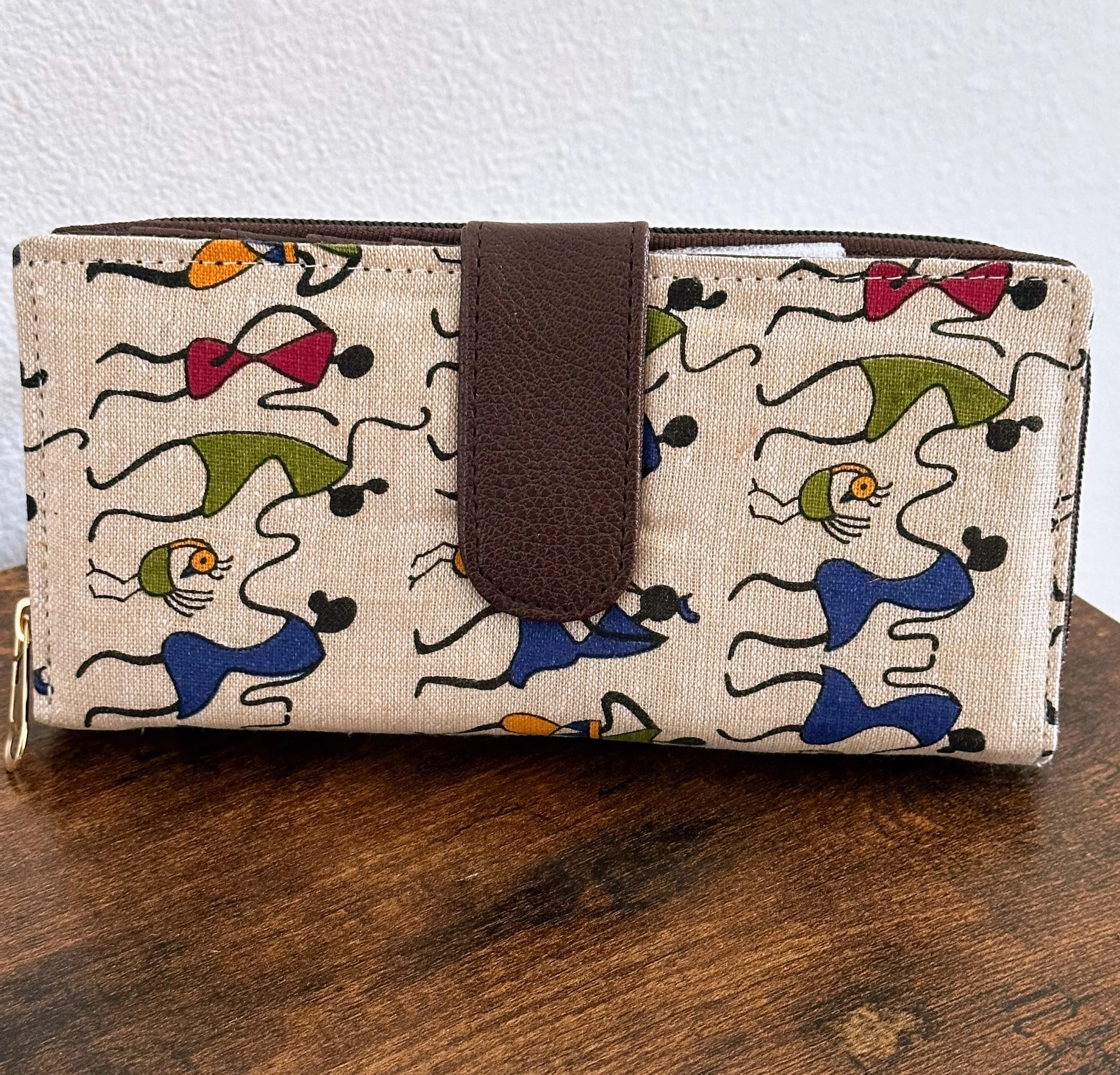 Women Ikat Clutch Wallet