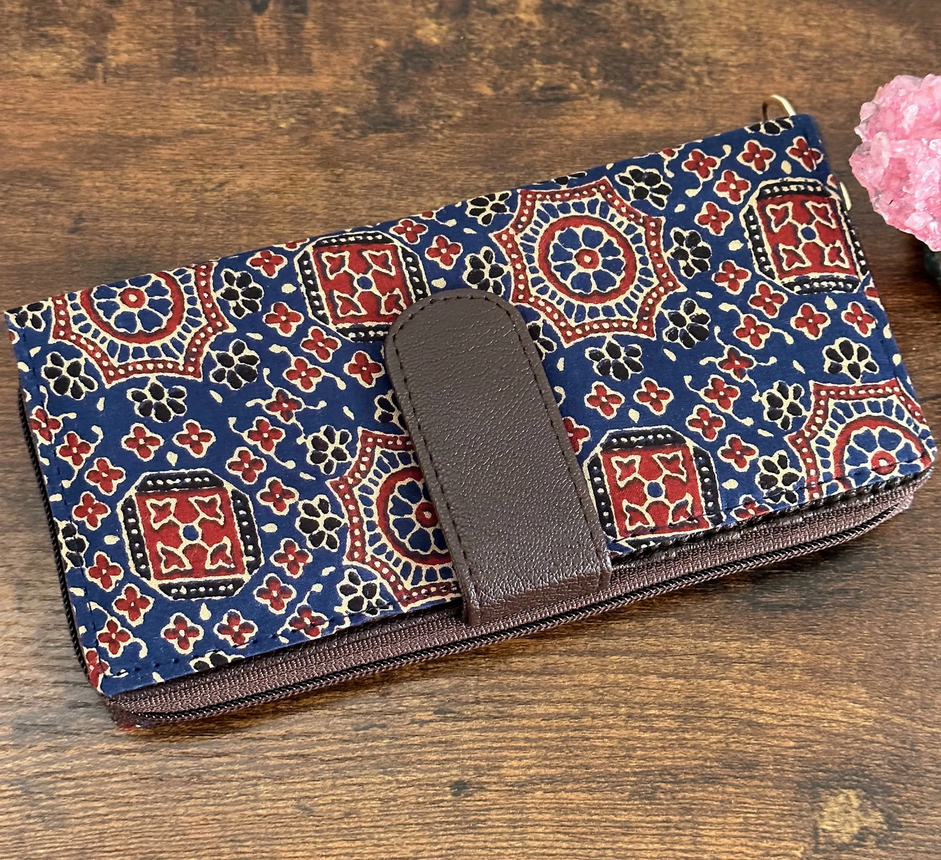 Women Ikat Clutch Wallet
