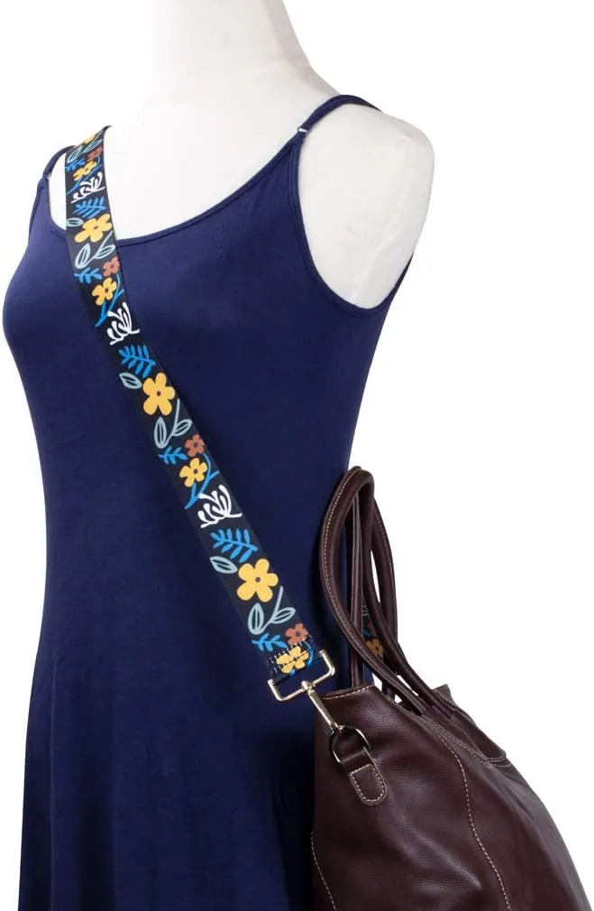 ZANQANO Crossbody Strap for Purses Replacement Adjustable Guitar Multicolor Style Handbag Straps